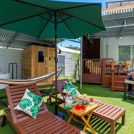 新規オープン サウナ Bbq ジャグジー付き 最大7名 無料駐車場4台 ビーチまで車で5分 Sky House Vila Uruma Exterior foto